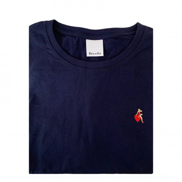 Classic Slim Fit Tee - Burlesque - navy