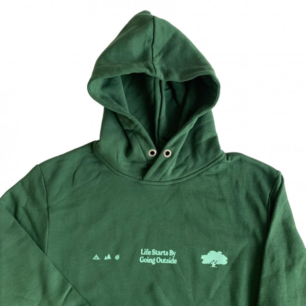 The Outside Hoodie - dark green