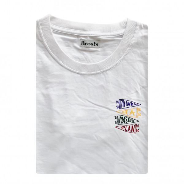 Classic Slim Fit Tee - Masterplan - white