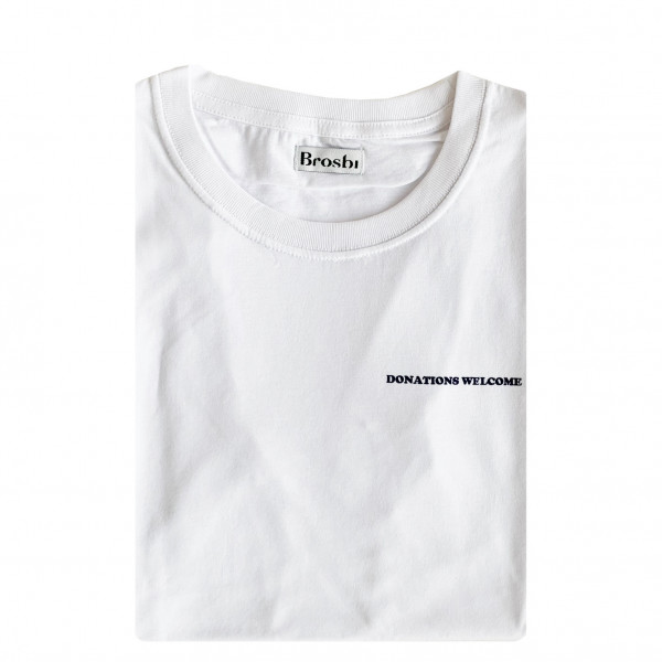 Classic Slim Fit Tee - Donations - white