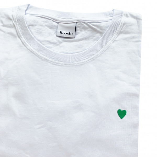 Classic Slim Fit Tee - Icon Heart Green